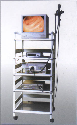 Endoscope display system-- high distinguishing rate CCD 
colored camera, high definition color monitor;The picture clear
perfect, real is reliable;Eyelens, surveillance synchronization
observation;Disposes the specialized videorecorder.